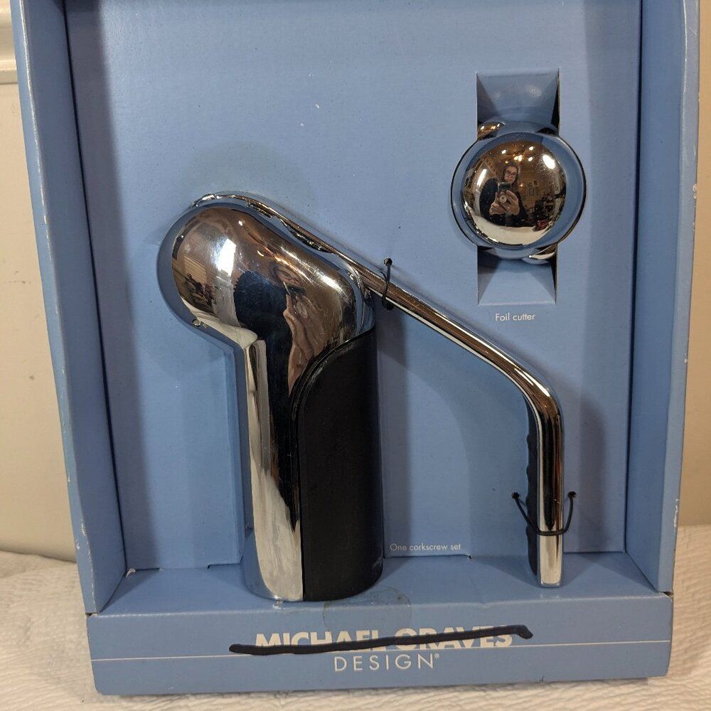 Michael Graves Design‎ Lever Corkscrew Set with Foil Cutter Target RARE READ